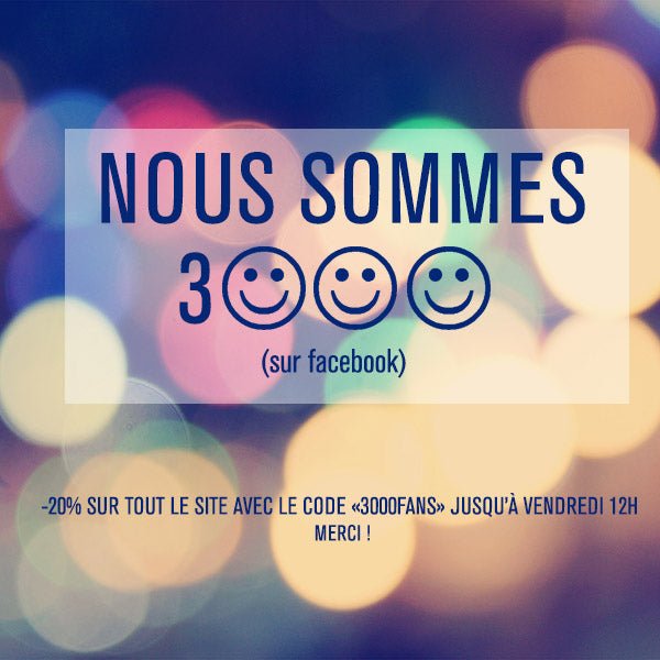 3000 fans sur Facebook - La Belle Mèche