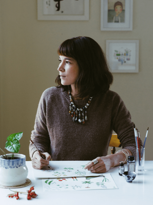 Flora Waycott, l'illustratrice de la bougie Un Noël Russe - La Belle Mèche