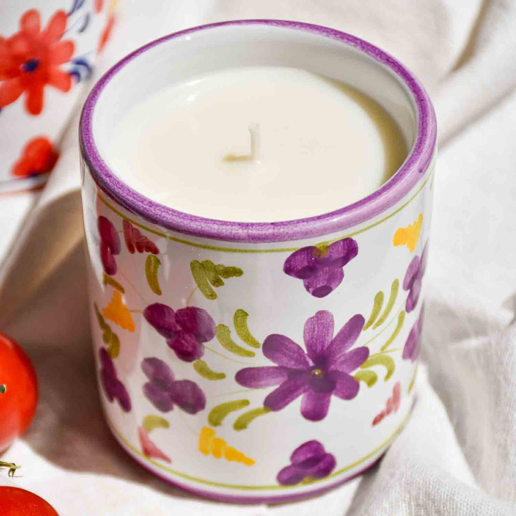 Bougie parfumée Figue Rhubarbe - La Belle Mèche x Molleni - La Belle Mèche