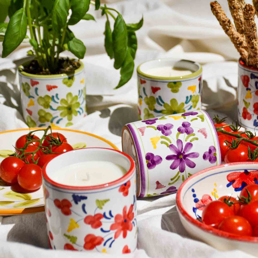 Bougie parfumée Tomate Basilic - La Belle Mèche x Molleni - La Belle Mèche