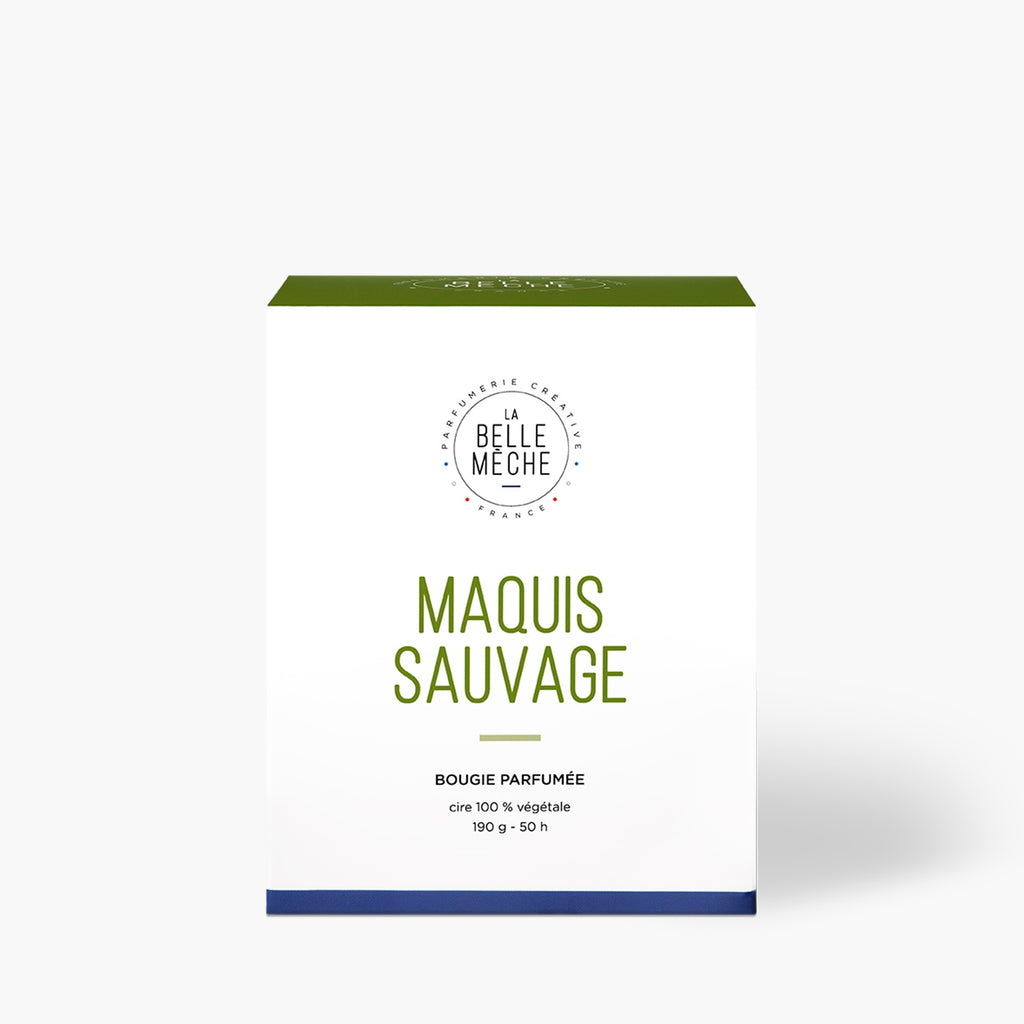 Bougie parfumée naturelle Maquis Sauvage